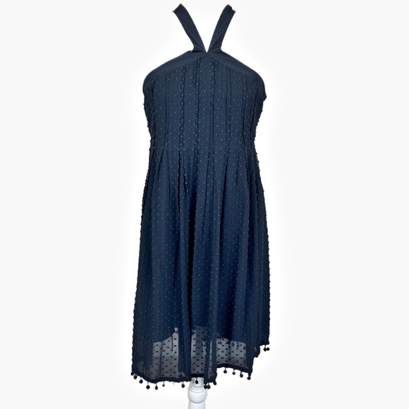 Rebecca Taylor Dresses & Skirts - REBECCA TAYLOR TEXTURED CHIFFON NAVY DRESS SIZE 4